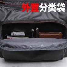 施维茨十字男包 男士单肩包女韩版商务休闲斜挎包时尚出差潮男包