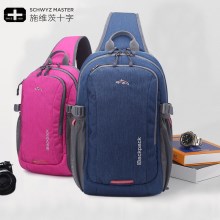 施维茨十字胸包男士斜挎包女韩版潮流运动包学生单肩包时尚旅游包