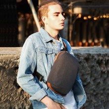 施维茨十字胸包男休闲单肩包女斜挎包学生小包百搭多功能户外腰包