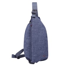 施维茨十字胸包男士休闲单肩包斜挎男包女韩版运动水滴包骑行背包