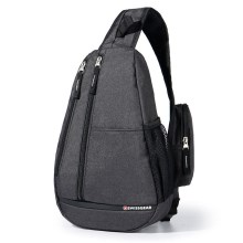 瑞士军刀胸包男单肩包斜挎包女户外运动小包三角包水滴包 