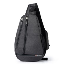 瑞士军刀胸包男单肩包斜挎包女户外运动小包三角包水滴包 