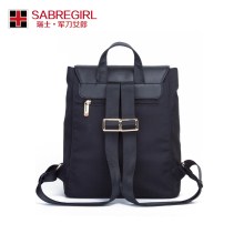 军刀女郎女士双肩包津布女包学院风韩版潮旅行女背包书包一件代发