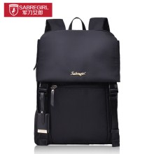 军刀女郞双肩背包学生书包时尚休闲女包多功能电脑包