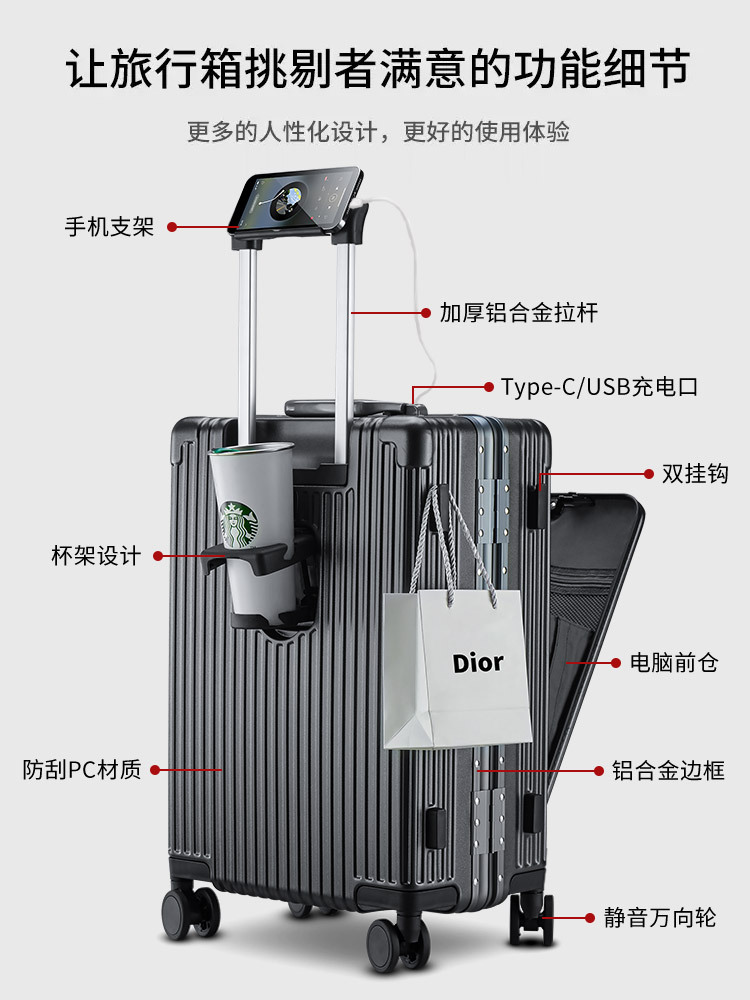 SA8022瑞士军刀24寸旅行箱